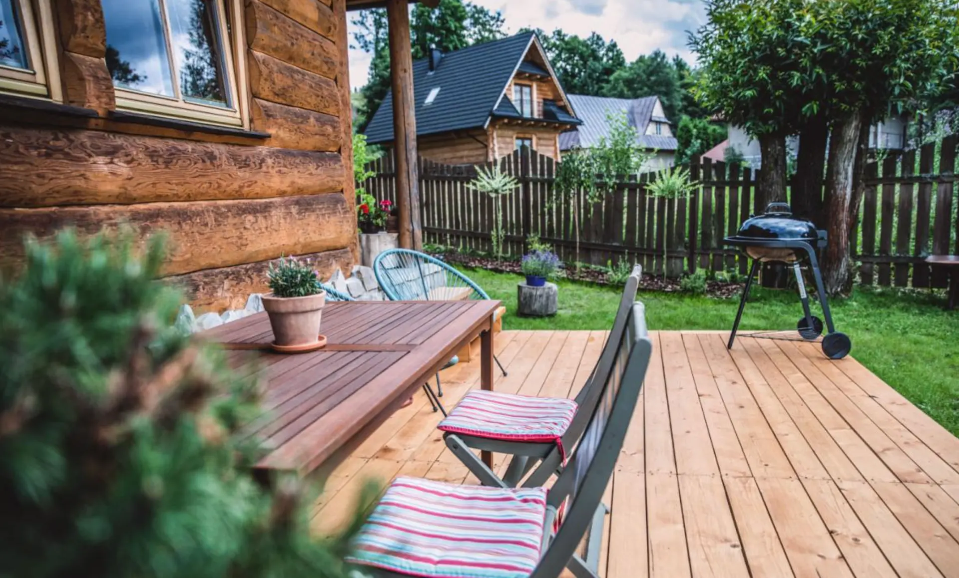 Taras i ogród — Ostoja Pod Tatrami, Zakopane Olcza